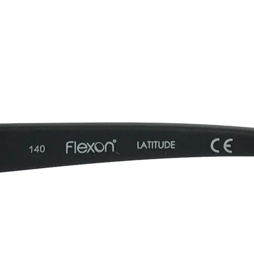Flexon Eyeglasses Frames E1111 033 Gunmetal Rectangle Full Rim 54-17-140